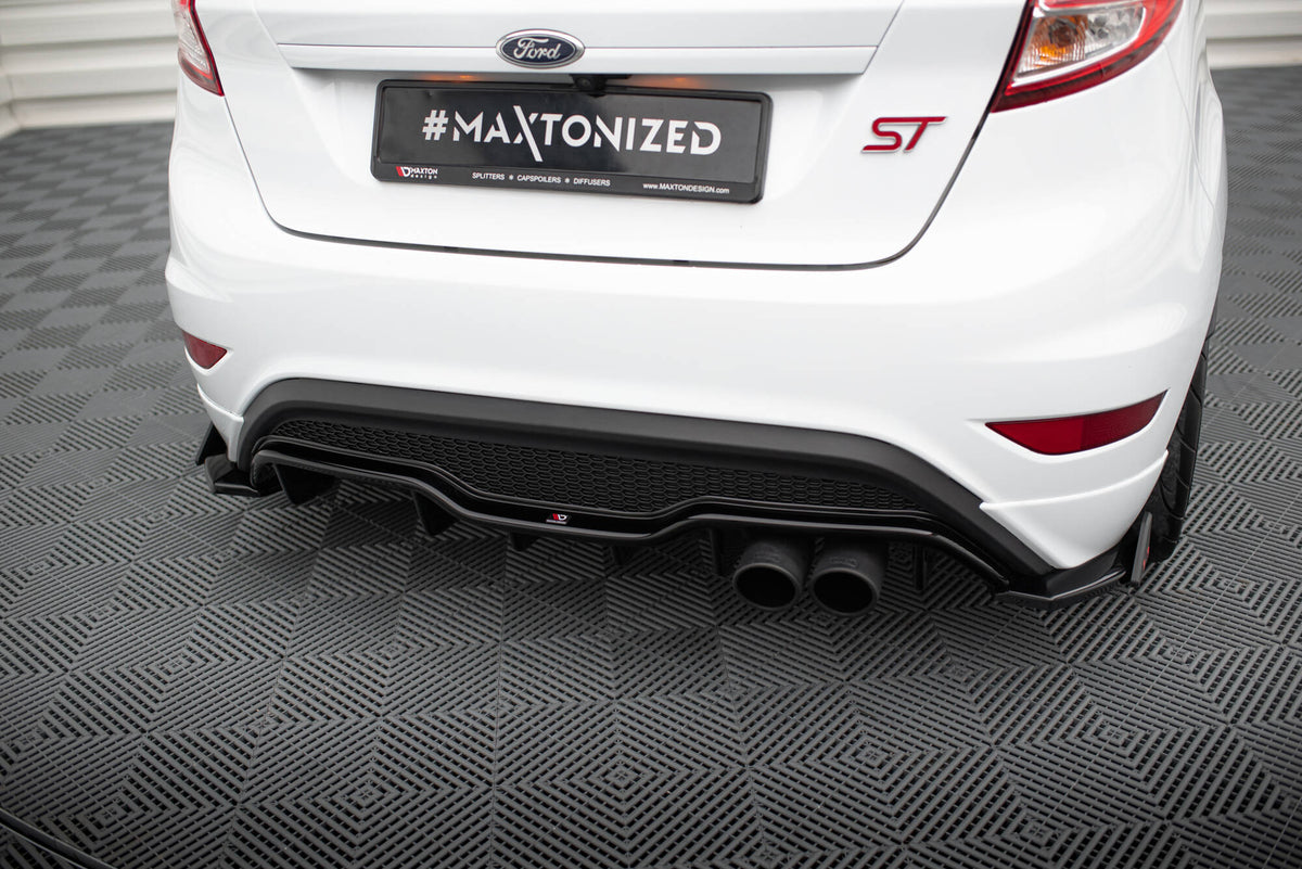 Rear Side Splitters V.3 + Flaps suitable for Ford Fiesta ST Mk7 Facelift