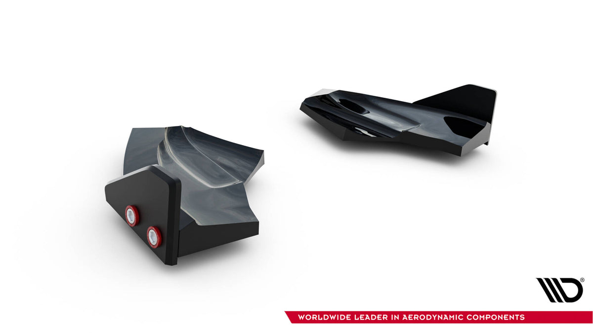 Rear Side Splitters V.3 + Flaps suitable for Ford Fiesta ST Mk7 Facelift