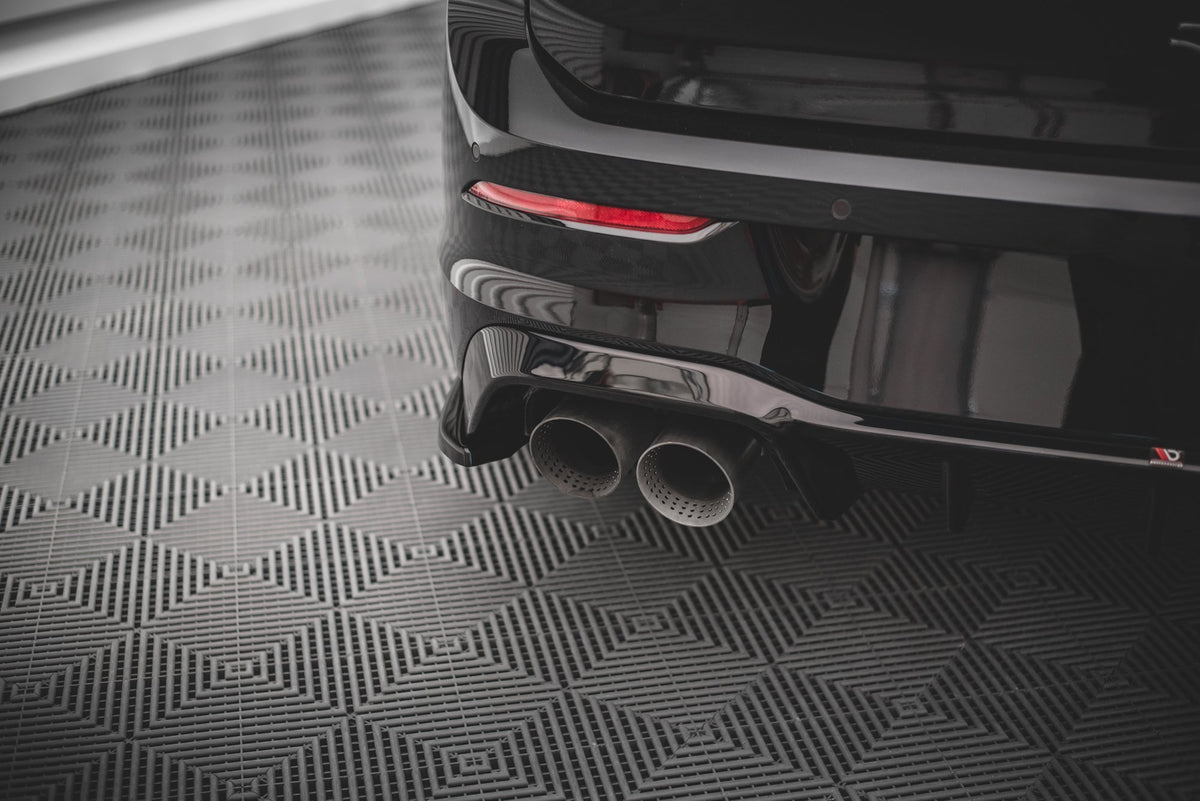 Rear Side Splitters V.3 for suitable for Volkswagen Golf R Hatchback Mk8  Fits only with : VW-GO-8-R-RS1.