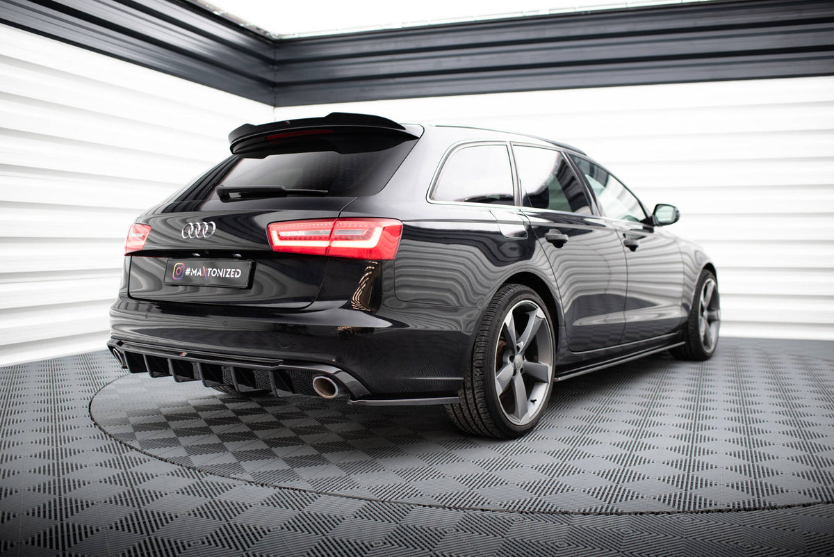 Rear Side Splitters V.3  suitable for Audi A6 Avant / Sedan C7