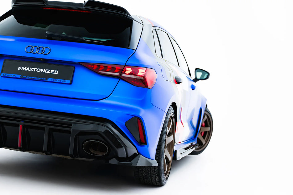 Rear Side Splitters V.3 suitable for Audi RS3 Sportback 8Y Facelift