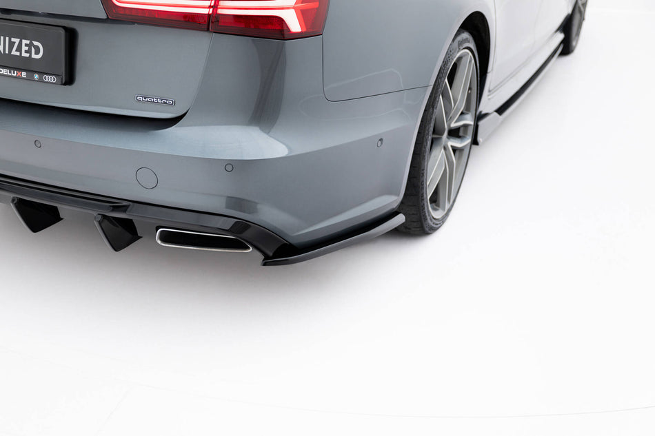 Rear Side Splitters V.3 suitable for Audi S6 / A6 S-Line / A6 C7 FL