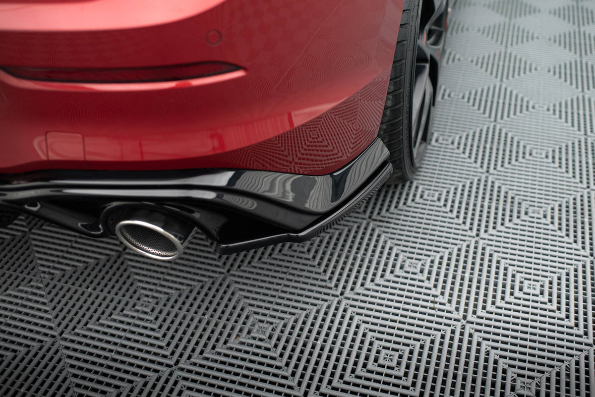 Rear Side Splitters V.3 suitable for Volkswagen Golf GTI Mk8  Fits only with :    VW-GO-8-GTI-RS2G