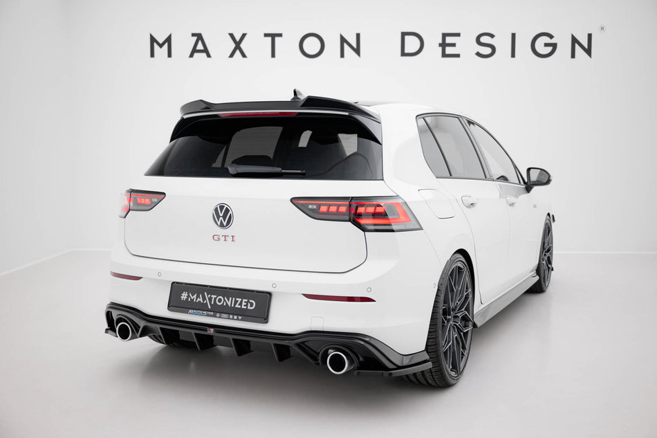 Rear Side Splitters V.3 suitable for Volkswagen Golf GTI Mk8  Fits only with :    VW-GO-8-GTI-RS2G