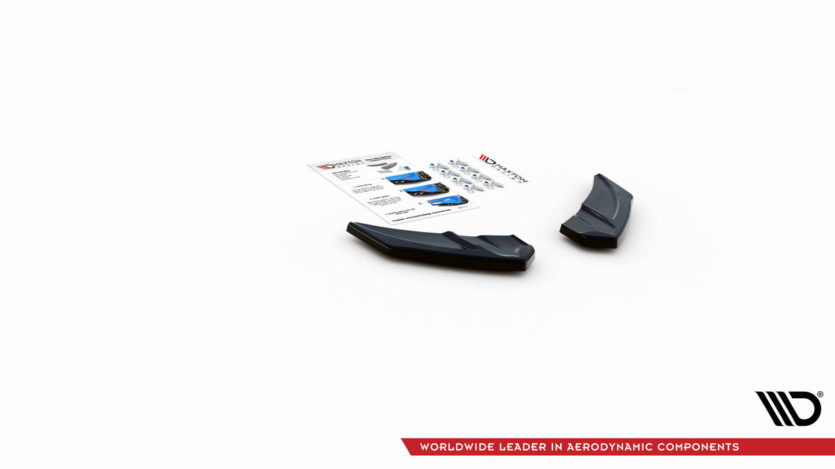 Rear Side Splitters V.3 suitable for Volkswagen Golf R Mk7