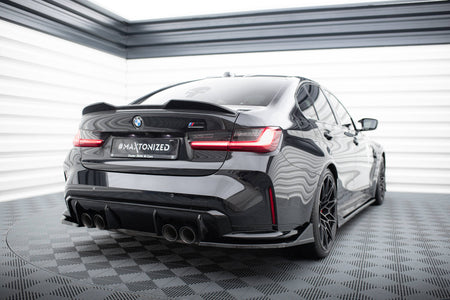Rear Side Splitters V.4 CSL LOOK suitable for BMW M3 Sedan / Touring G80 / G81