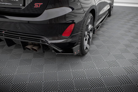 Rear Side Splitters V.4 + Flaps suitable for Ford Fiesta ST Mk8