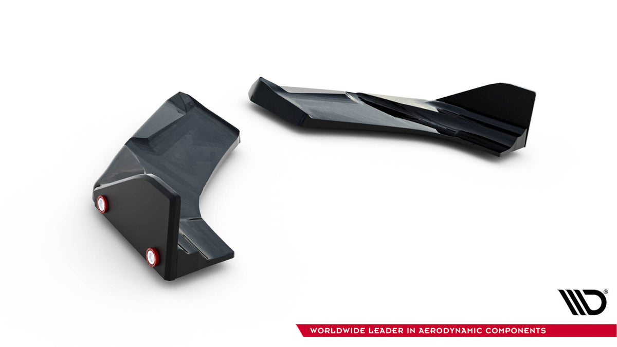 Rear Side Splitters V.4 + Flaps suitable for Hyundai I30 N Hatchback Mk3 Facelift