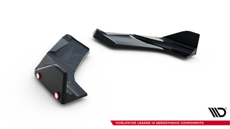 Rear Side Splitters V.4 + Flaps suitable for Hyundai I30 N Hatchback Mk3 Facelift