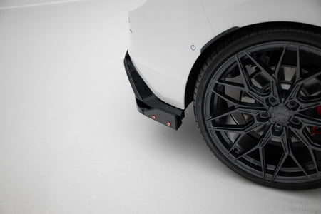 Rear Side Splitters V.4 + Flaps suitable for Volkswagen Golf GTI / GTE Mk8 Fits only with :   VW-GO-8-GTI-RS2