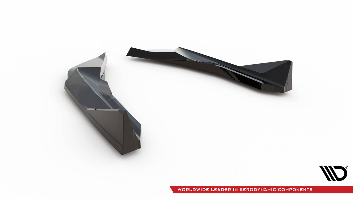 Rear Side Splitters V.4 (For rear valance v.1)  suitable for BMW M2 G87