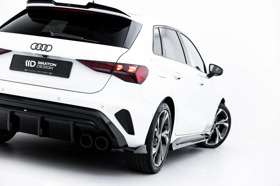 Rear Side Splitters V.4 suitable for Audi S3 Sportback 8Y Facelift