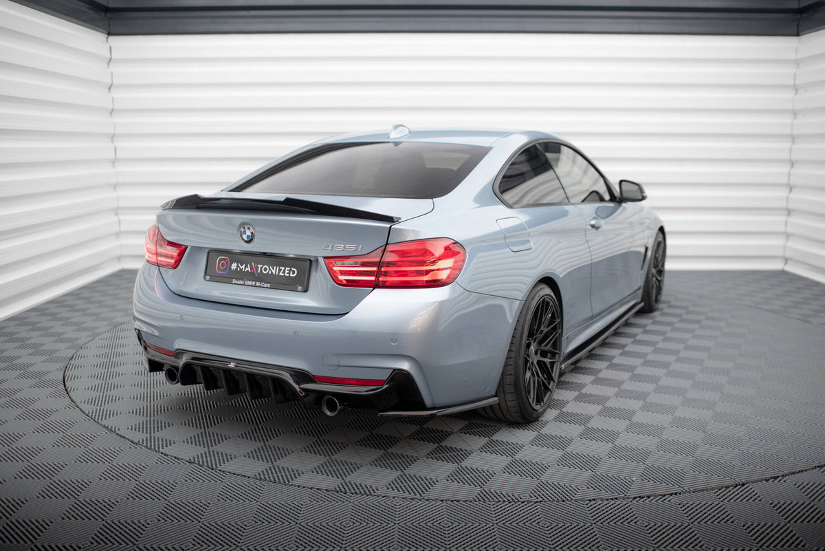 Rear Side Splitters V.4 suitable for BMW 4 Coupe M-Pack F32