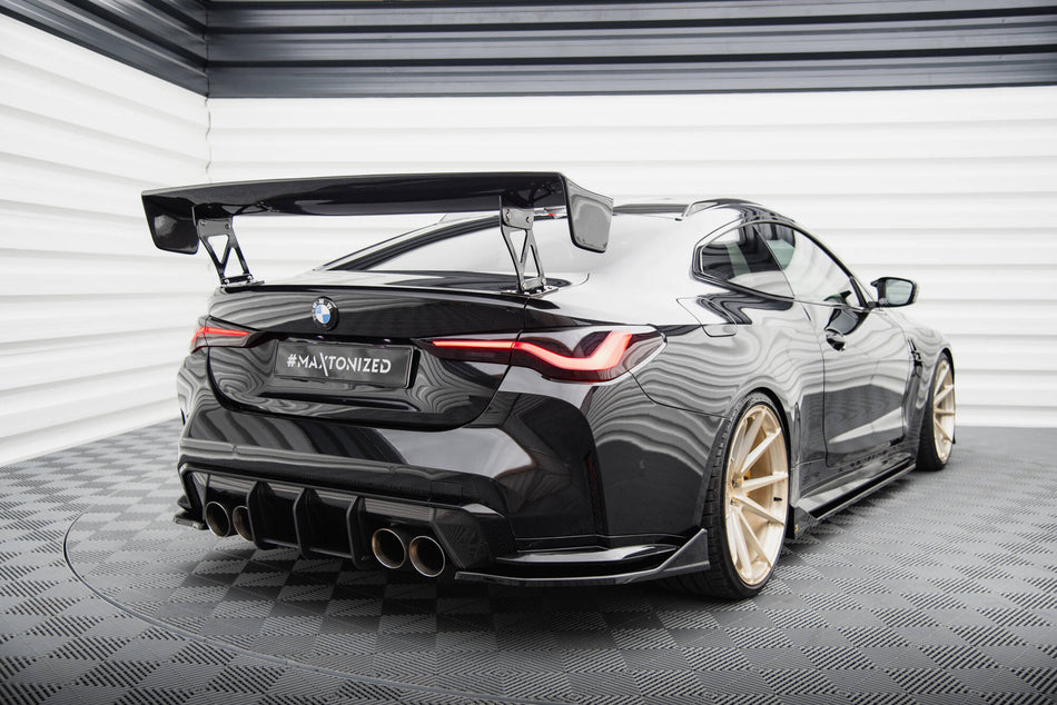 Rear Side Splitters V.4 suitable for BMW M4 G82 / G82 Facelift