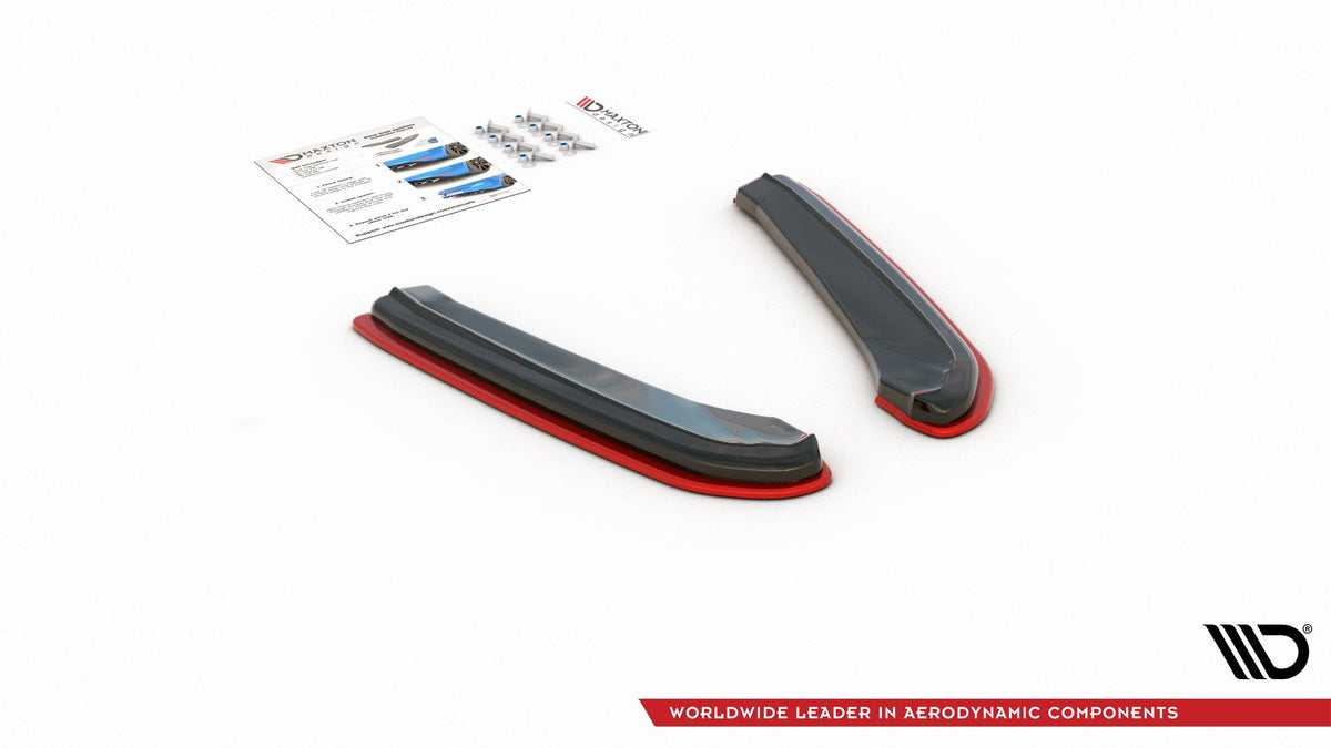 Rear Side Splitters V.4 suitable for Seat Leon Cupra Mk3 FL Sportstourer