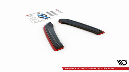 Rear Side Splitters V.4 suitable for Seat Leon Cupra Mk3 FL Sportstourer