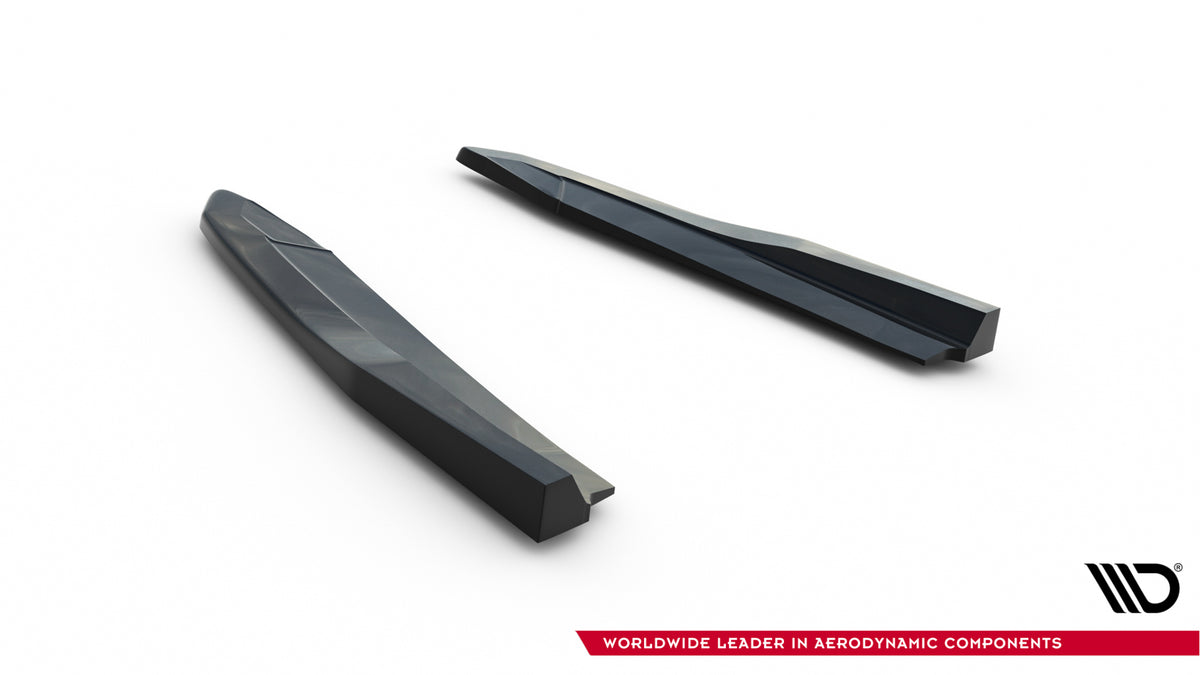 Rear Side Splitters V.4 suitable for Skoda Octavia RS Liftback / Combi Mk4 Facelift