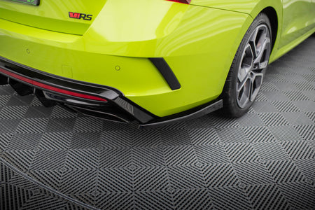 Rear Side Splitters V.4 suitable for Skoda Octavia RS Mk4