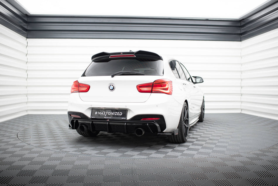 Rear Side Splitters V.5 + Flaps (For Rear Valance V.3) suitable for BMW 1 M-Pack / M140i F20 Facelift