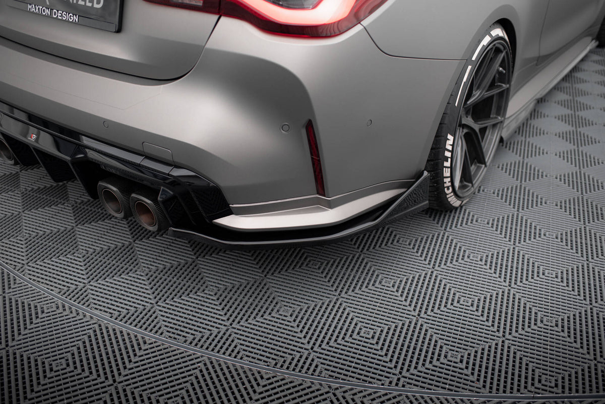 Rear Side Splitters V.5 (For Rear Valance V.1) suitable for BMW M4 G82 / G82 Facelift