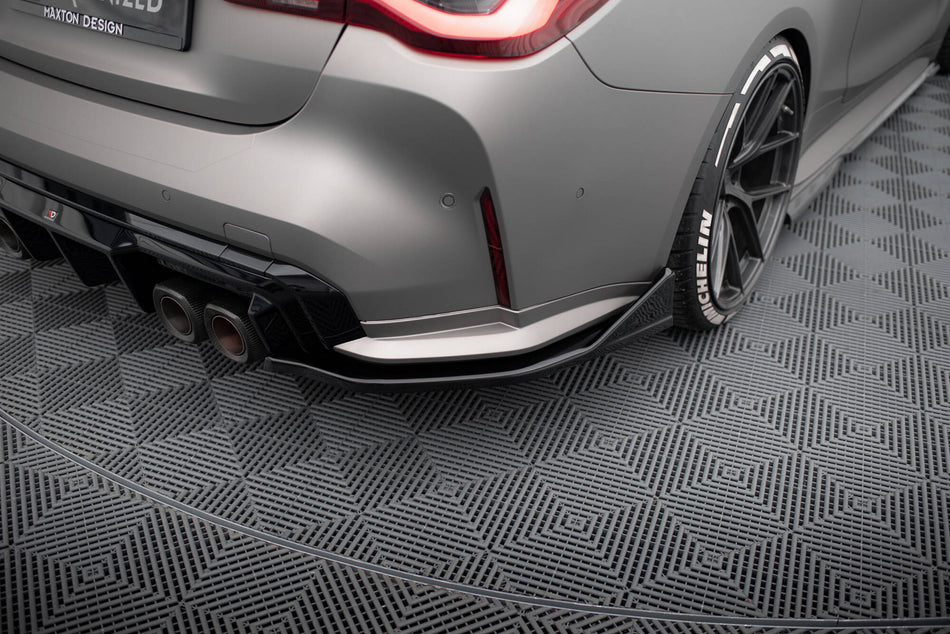 Rear Side Splitters V.5 (For Rear Valance V.1) suitable for BMW M4 G82 / G82 Facelift