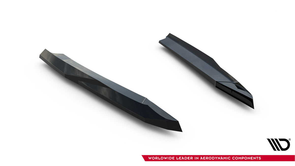 Rear Side Splitters V.5 suitable for Skoda Octavia RS Liftback / Combi Mk4 / Mk4 Facelift