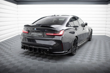 Rear Side Splitters V.6 CSL LOOK (For Rear Valance V.1) suitable for BMW M3 Sedan / Touring G80 / G81