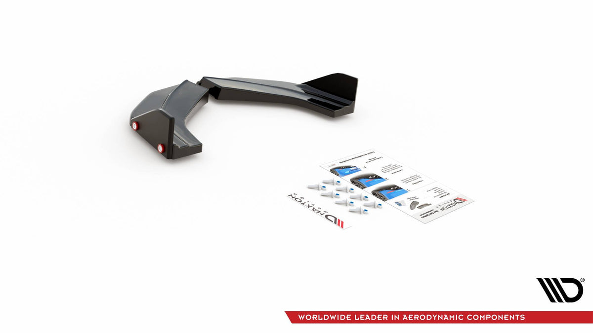 Rear Side Splitters V.6 + Flaps suitable for Hyundai I30 N Mk3 Hatchback
