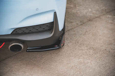 Rear Side Splitters V.6 + Flaps suitable for Hyundai I30 N Mk3 Hatchback