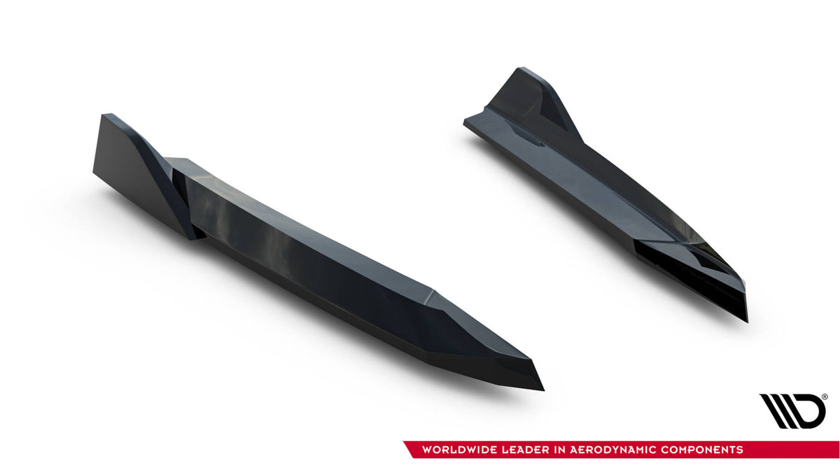 Rear Side Splitters V.6 suitable for Skoda Octavia RS Liftback / Combi Mk4 / Mk4 Facelift