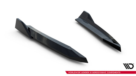 Rear Side Splitters V.6 suitable for Skoda Octavia RS Liftback / Combi Mk4 / Mk4 Facelift