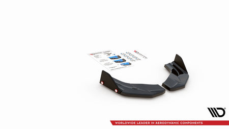 Rear Side Splitters V.7 + Flaps suitable for Hyundai I30 N Mk3 Hatchback