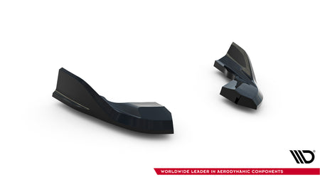 Rear Side Splitters V.7 suitable for Volkswagen Golf R Hatchback Mk8 / Mk8 Facelift