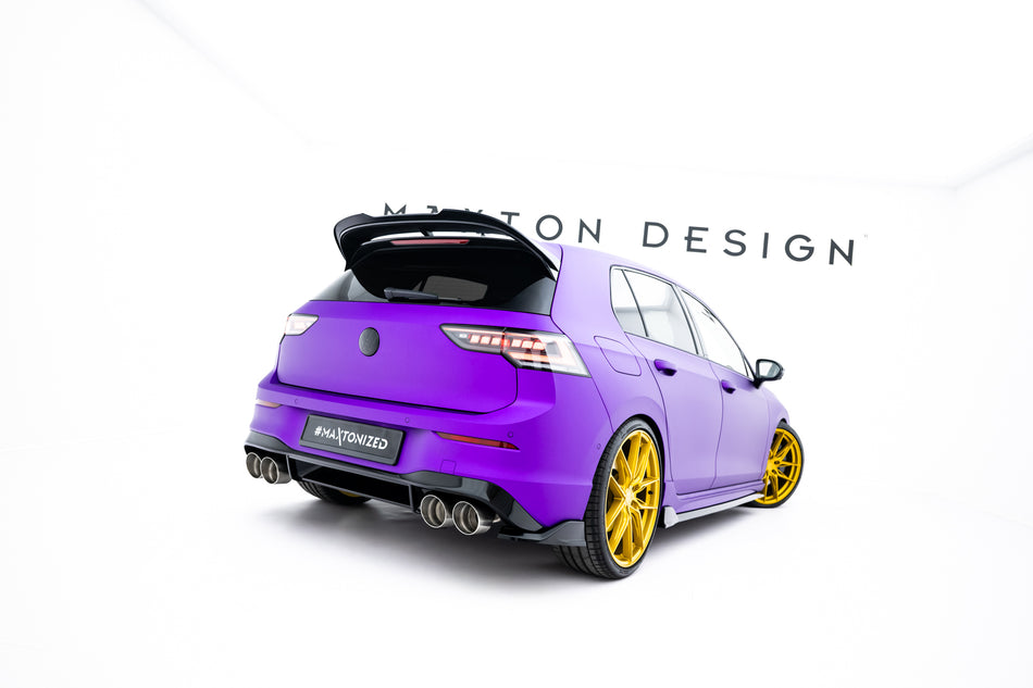 Rear Side Splitters V.7 suitable for Volkswagen Golf R Hatchback Mk8 / Mk8 Facelift