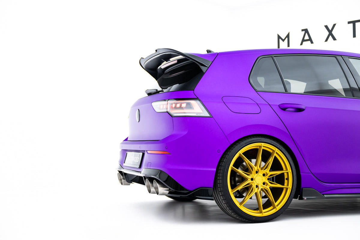 Rear Side Splitters V.7 suitable for Volkswagen Golf R Hatchback Mk8 / Mk8 Facelift