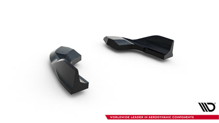 Rear Side Splitters V.7 suitable for Volkswagen Golf R Hatchback Mk8 / Mk8 Facelift
