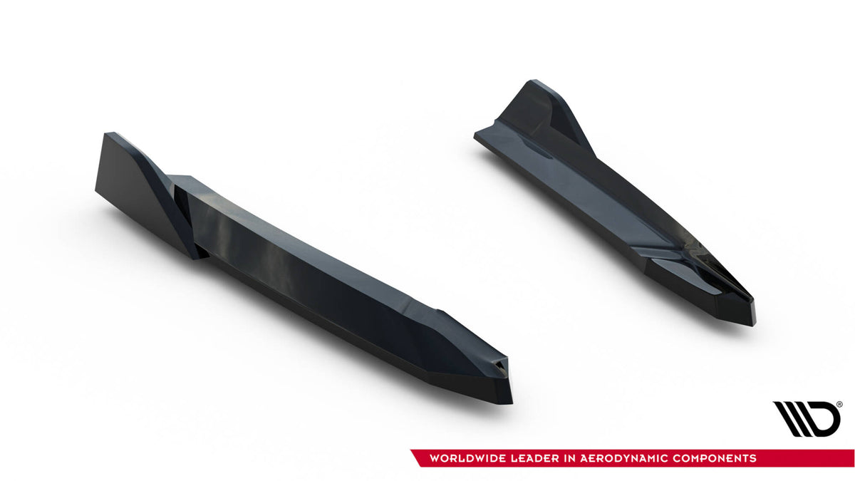 Rear Side Splitters V.8 suitable for Skoda Octavia RS Liftback / Combi Mk4
