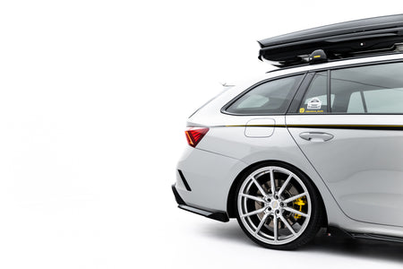 Rear Side Splitters V.8 suitable for Skoda Octavia RS Liftback / Combi Mk4