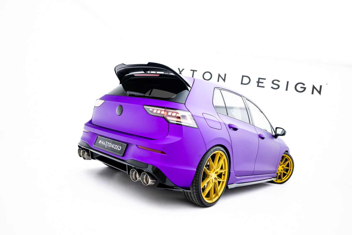 Rear Side Splitters V.8 suitable for Volkswagen Golf R Hatchback Mk8 / Mk8 Facelift