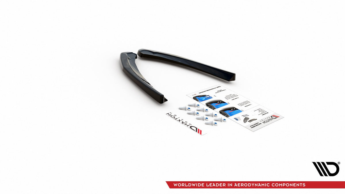 Rear Side Splitters suitable for Abarth 124 Spider