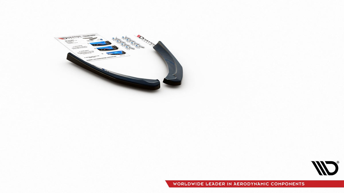 Rear Side Splitters suitable for Abarth 124 Spider