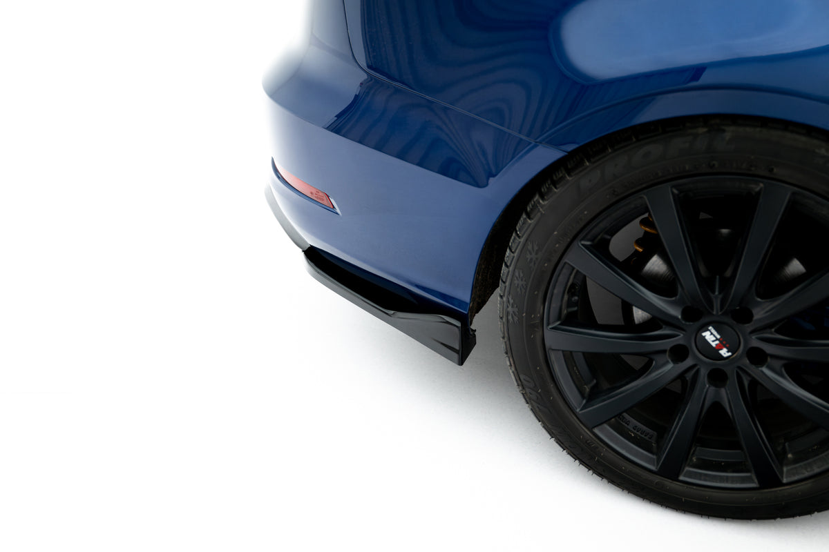 Rear Side Splitters suitable for Audi A3 Sedan 8V
