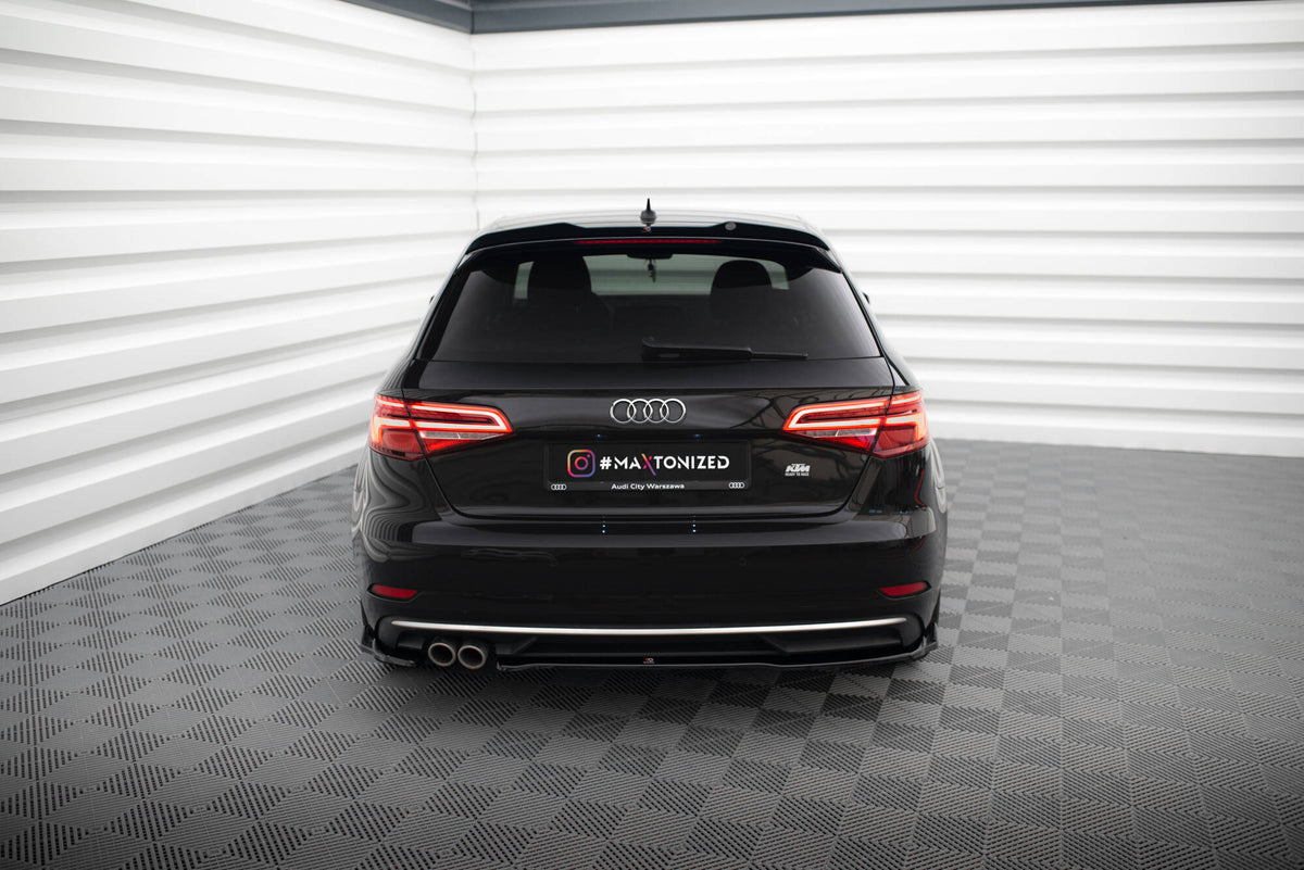 Rear Side Splitters suitable for Audi A3 Sportback 8V Facelift