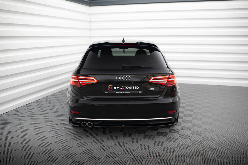 Rear Side Splitters suitable for Audi A3 Sportback 8V Facelift