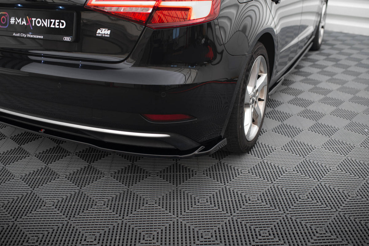 Rear Side Splitters suitable for Audi A3 Sportback 8V Facelift
