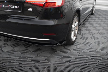 Rear Side Splitters suitable for Audi A3 Sportback 8V Facelift