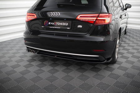Rear Side Splitters suitable for Audi A3 Sportback 8V Facelift