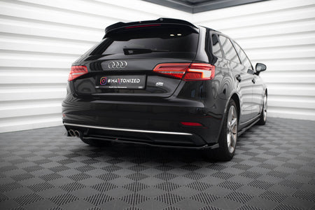 Rear Side Splitters suitable for Audi A3 Sportback 8V Facelift