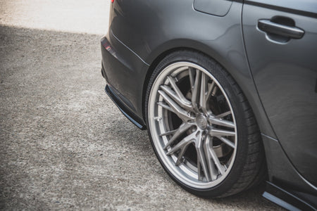 Rear Side Splitters suitable for Audi A6 / A6 C7 S-line/ S6 C7 Facelift
