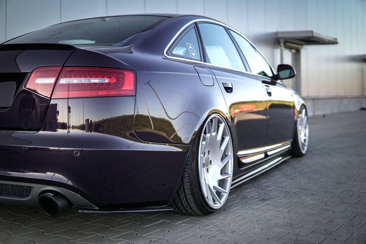Rear Side Splitters suitable for Audi A6 S-Line C6 / C6 FL Sedan / Avant